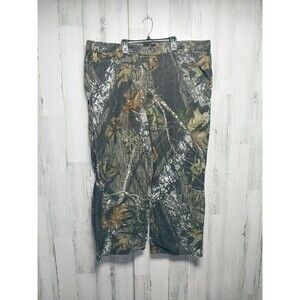 Browning Men's 42x34 Camo Cargo Pants Canvas Hemmed 44x26 Actual